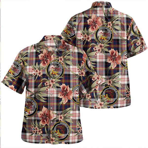 Cameron of Erracht Dress Modern 2 Clan Badge Tartan Aloha Hawaiian Shirt Tropical Old Style