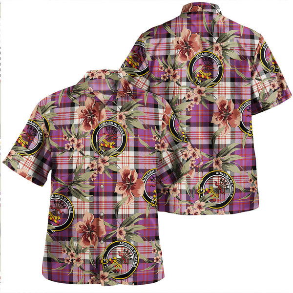 Cameron of Erracht Dress #2 Ancient 2 Clan Badge Tartan Aloha Hawaiian Shirt Tropical Old Style