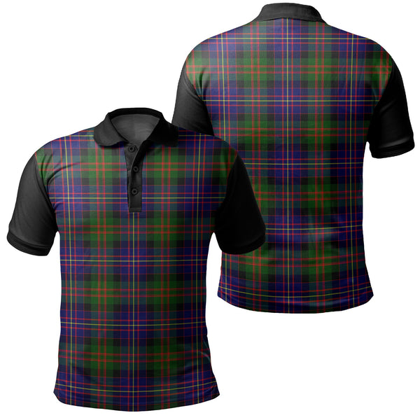 Cameron of Erracht Modern Tartan Classic Polo Shirt Black Neck 1 Style