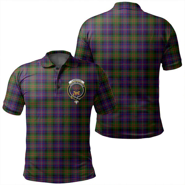 Cameron of Erracht Modern Tartan Classic Crest Polo Shirt