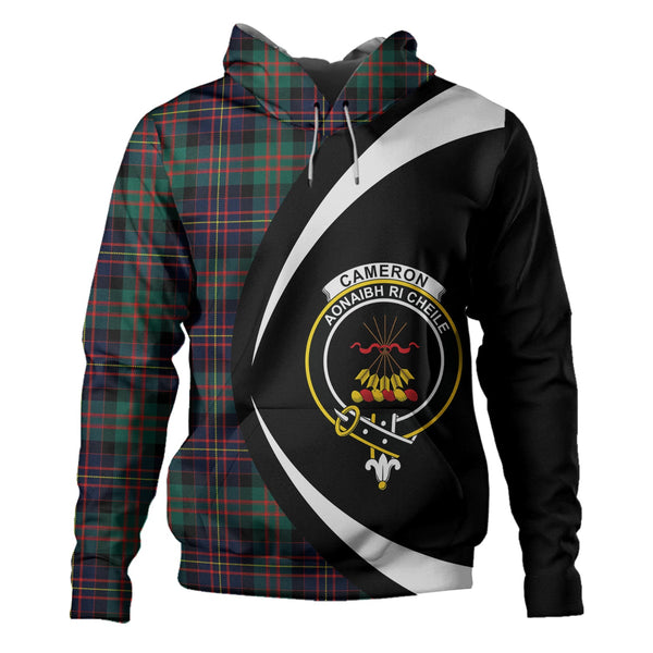 Cameron of Erracht Modern 2 Clan Badge Tartan Hoodie Circle Style