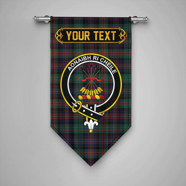 Cameron of Erracht Modern 2 Clan Badge Tartan Gonfalon Personalize