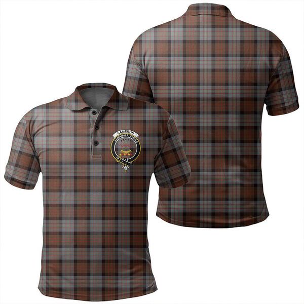 Cameron of Erracht Weathered Tartan Classic Crest Polo Shirt