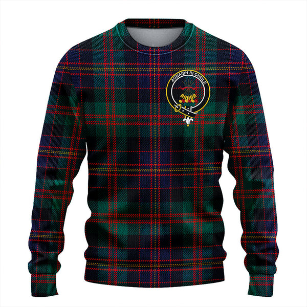 Cameron of Erracht #3 Modern 2 Clan Badge Tartan Knitted Sweater