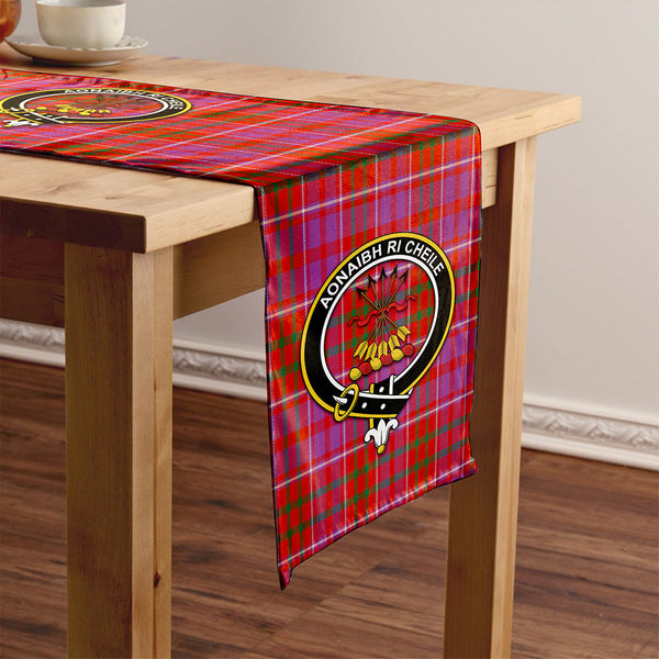 Cameron of Locheil Ancient 2 Clan Badge Tartan Table Runner