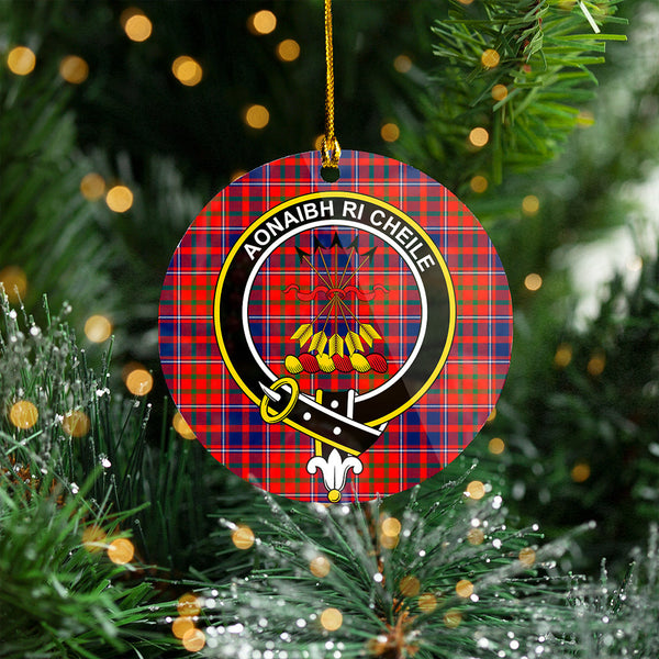 Cameron of Locheil Modern 2 Clan Badge Tartan Plastic Christmas Ornaments