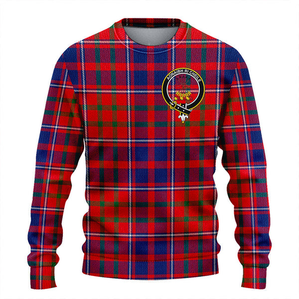 Cameron of Locheil Modern 2 Clan Badge Tartan Knitted Sweater