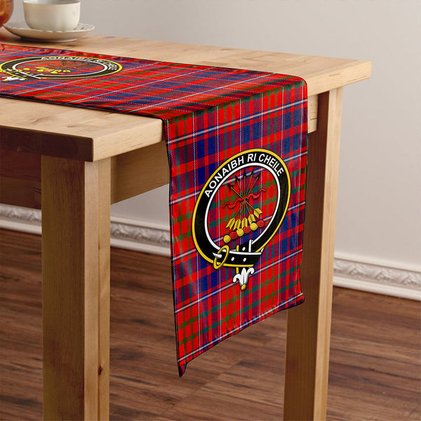 Cameron of Locheil Modern 2 Clan Badge Tartan Table Runner