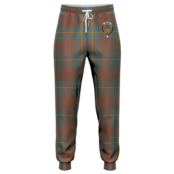 Cameron of Lochiel Hunting Weathered 2 Clan Badge Tartan Jogger Pants