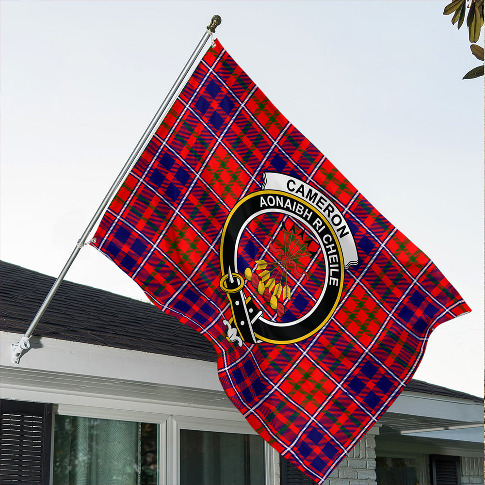 Cameron of Lochiel Modern Classic Crest House Flag