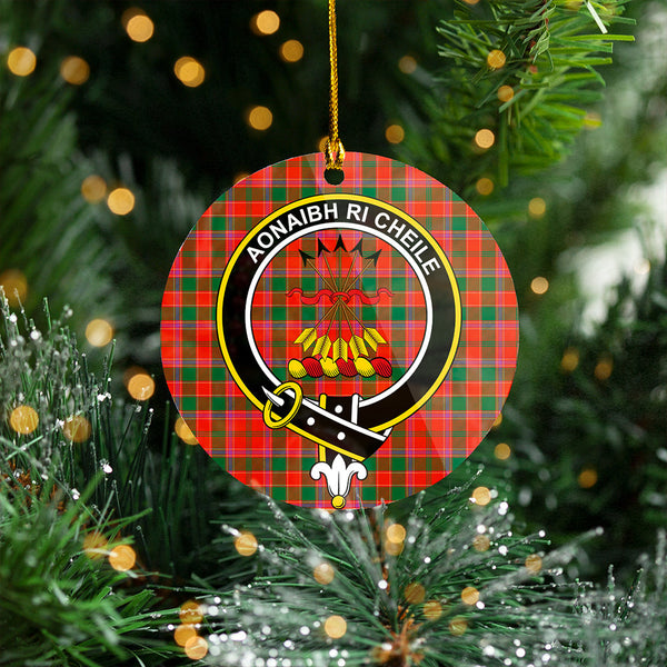 Cameron of Lochiel #2 Ancient 2 Clan Badge Tartan Plastic Christmas Ornaments