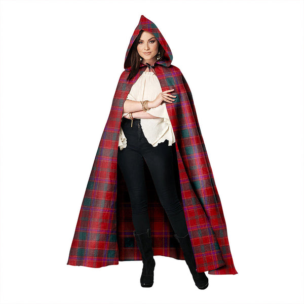 Cameron of Lochiel #2 Weathered 2 Clan Badge Tartan Hooded Cloak