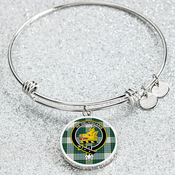 Campbell 42nd Dress Ancient 2 Clan Badge Tartan Classic Circle Bangle