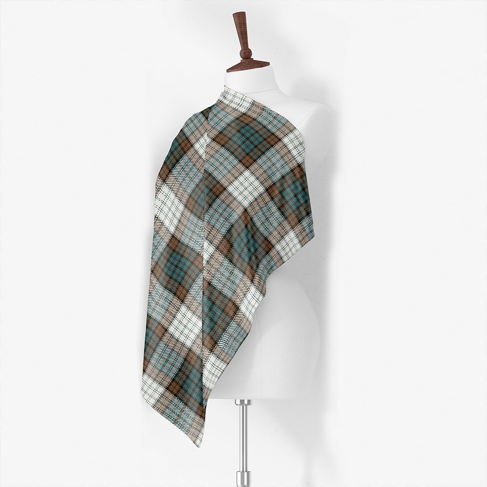 Campbell 42nd Dress Modern Tartan Classic Silk Habotai Square Scarf