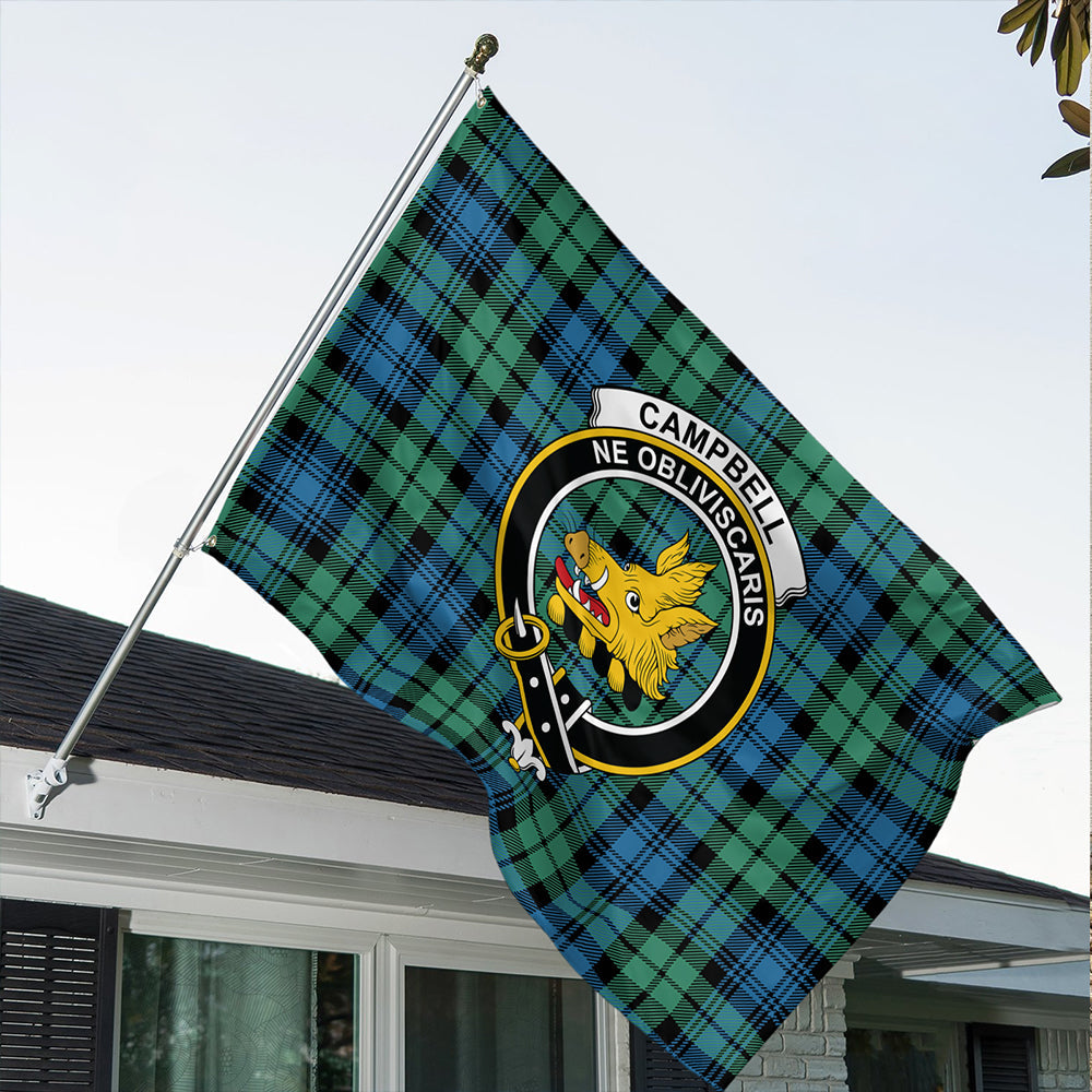 Campbell Ancient 01 Classic Crest House Flag