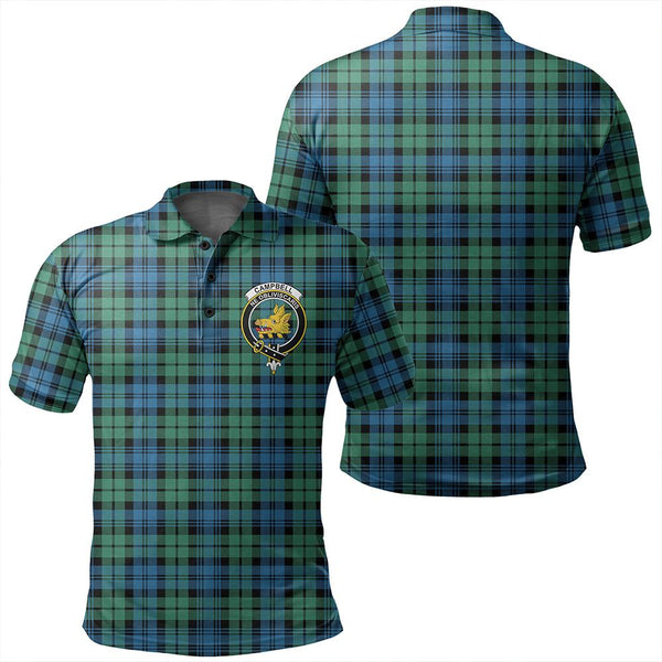 Campbell Ancient 01 Tartan Classic Crest Polo Shirt