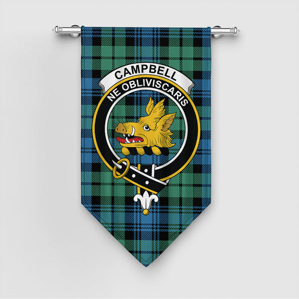 Campbell Ancient 01 Tartan Classic Crest Gonfalon