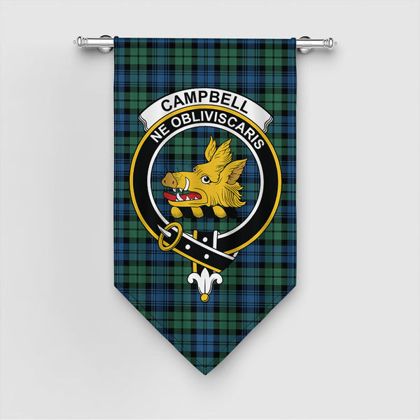 Campbell Ancient 02 Tartan Classic Crest Gonfalon