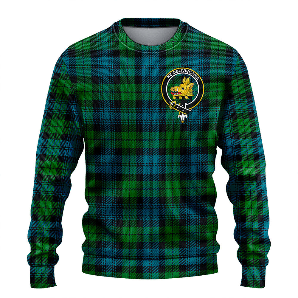 Campbell Ancient 2 Clan Badge Tartan Knitted Sweater