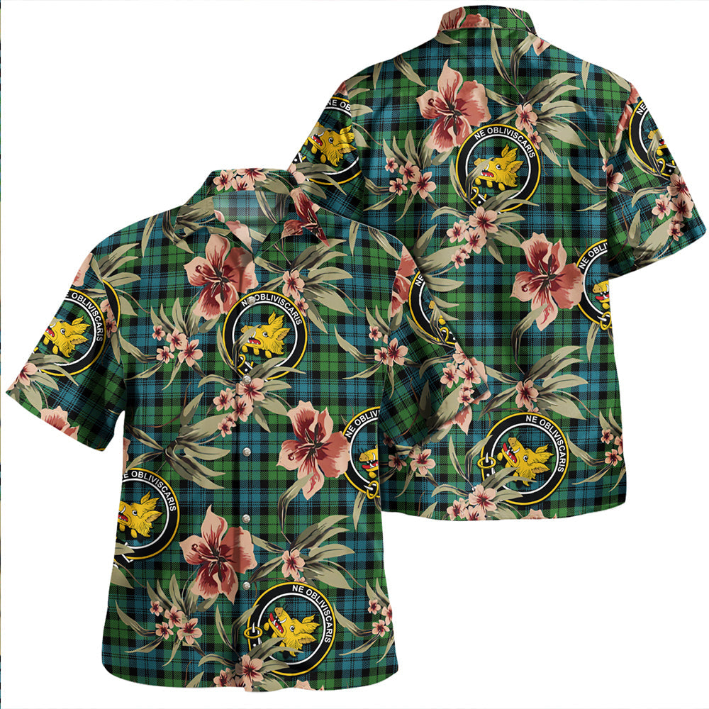 Campbell Ancient 2 Clan Badge Tartan Aloha Hawaiian Shirt Tropical Old Style