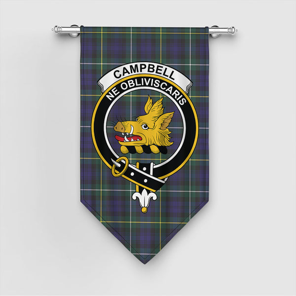 Campbell Argyll Modern Tartan Classic Crest Gonfalon