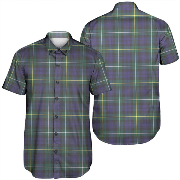 Campbell Argyll Modern Tartan Classic Short Sleeve Shirt