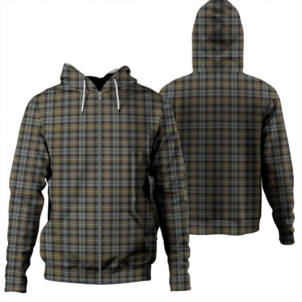 Campbell Argyll Weathered Tartan Classic Zipper Hoodie