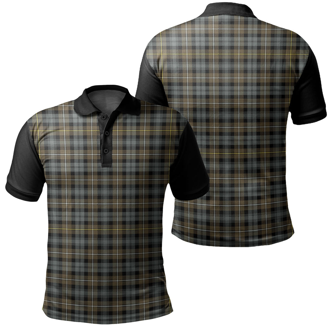 Campbell Argyll Weathered Tartan Classic Polo Shirt Black Neck 1 Style