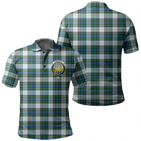 Campbell Dress Ancient Tartan Classic Crest Polo Shirt