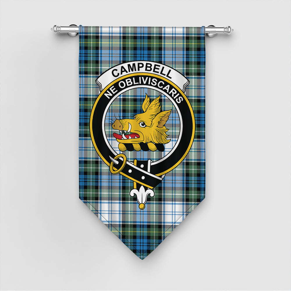 Campbell Dress Tartan Classic Crest Gonfalon