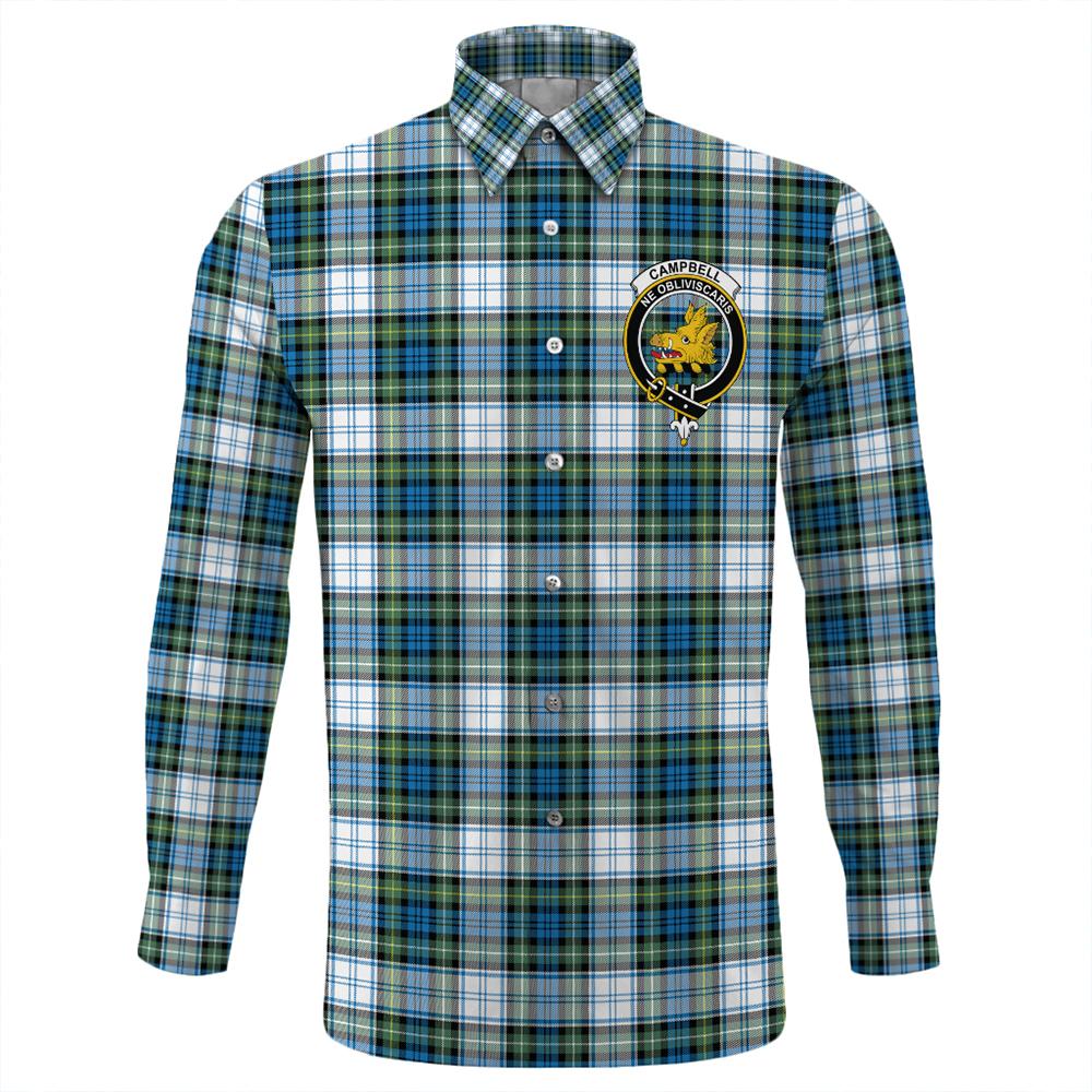 Campbell Dress Tartan Classic Crest Long Sleeve Button Shirt