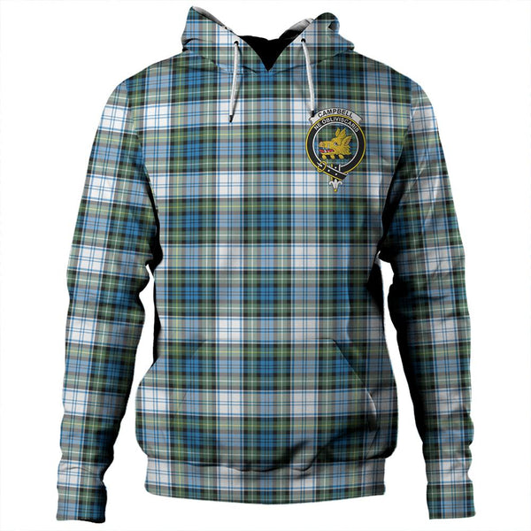 Campbell Dress Tartan Classic Crest Hoodie