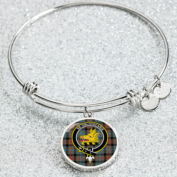 Campbell Hunting Modern 2 Clan Badge Tartan Classic Circle Bangle