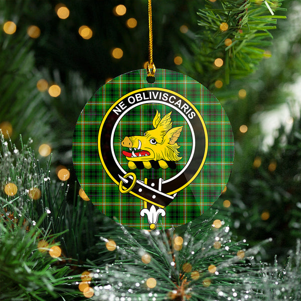 Campbell Marquis of Lorne Ancient 2 Clan Badge Tartan Plastic Christmas Ornaments