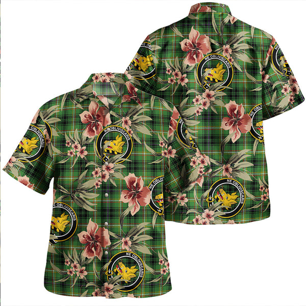 Campbell Marquis of Lorne Ancient 2 Clan Badge Tartan Aloha Hawaiian Shirt Tropical Old Style