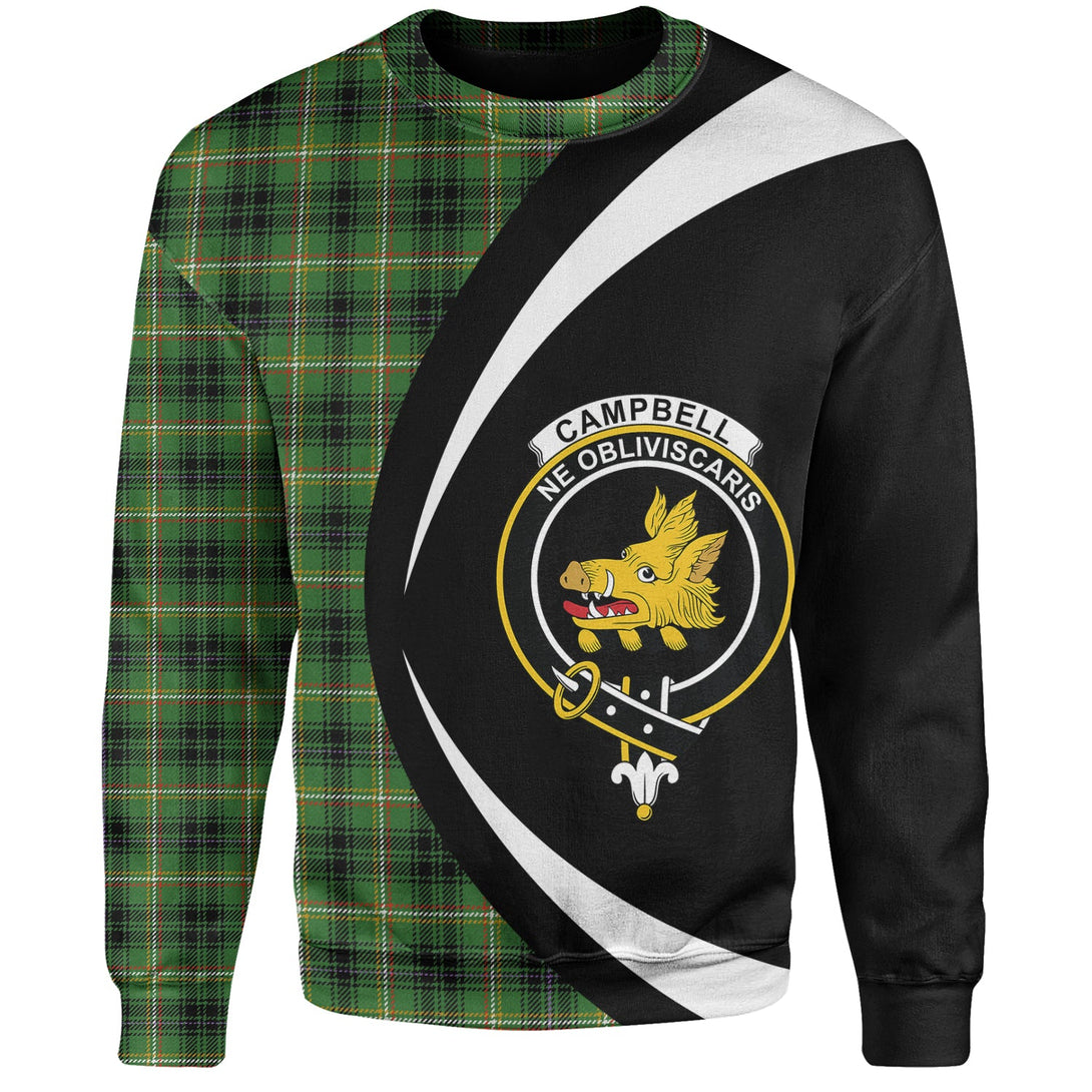 Campbell Marquis of Lorne Ancient 2 Clan Badge Tartan Sweatshirt Circle Style Personalized