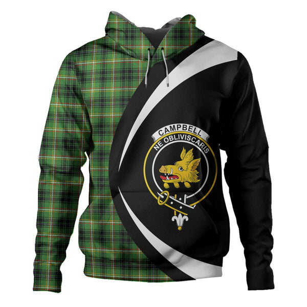 Campbell Marquis of Lorne Ancient 2 Clan Badge Tartan Hoodie Circle Style