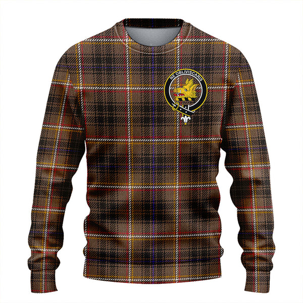 Campbell Marquis of Lorne Weathered 2 Clan Badge Tartan Knitted Sweater