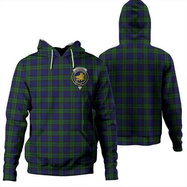 Campbell Modern Tartan Classic Crest Hoodie