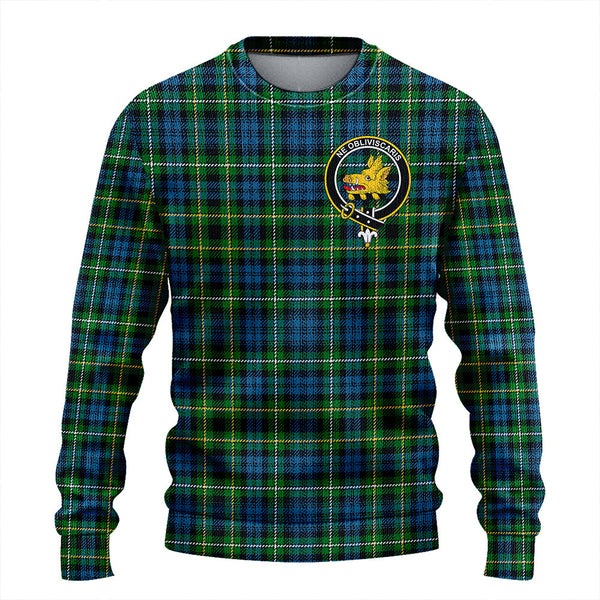 Campbell of Argyll 1815 Ancient 2 Clan Badge Tartan Knitted Sweater