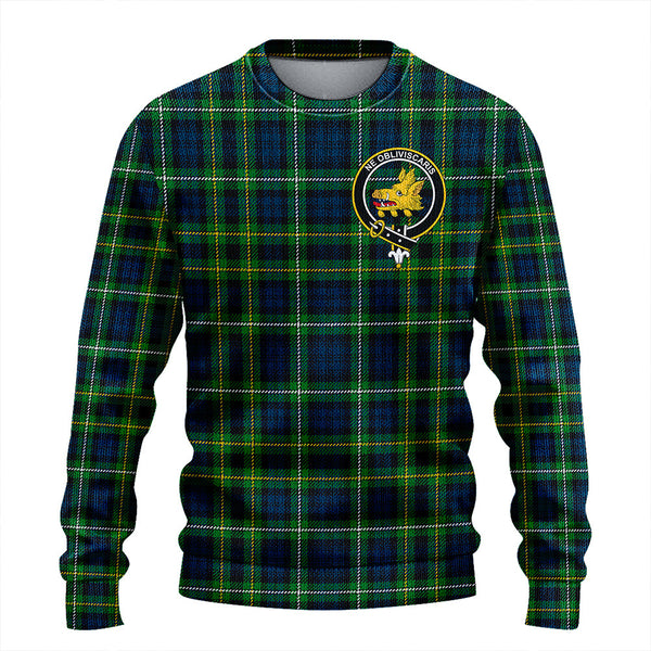 Campbell of Argyll 1815 Modern 2 Clan Badge Tartan Knitted Sweater