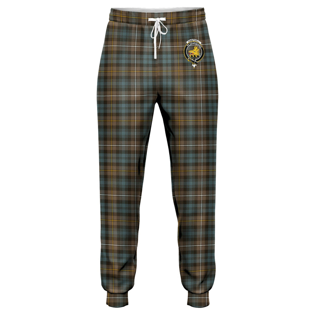 Campbell of Argyll Weathered 2 Clan Badge Tartan Jogger Pants