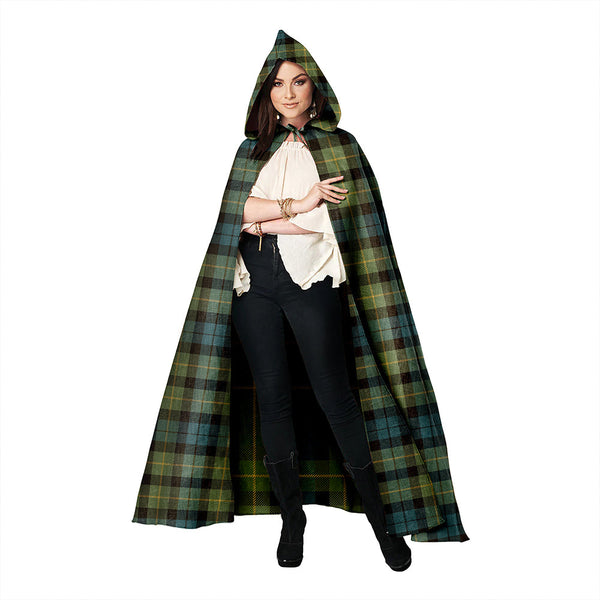 Campbell of Breadalbane 1819 Weathered 2 Clan Badge Tartan Hooded Cloak