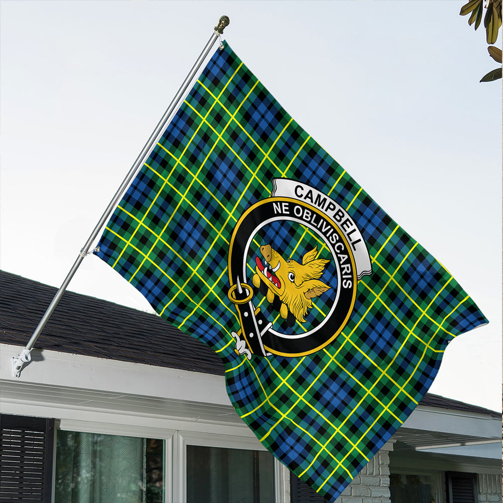 Campbell of Breadalbane Ancient Classic Crest House Flag