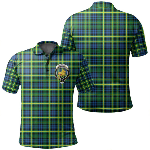 Campbell of Breadalbane Ancient Tartan Classic Crest Polo Shirt