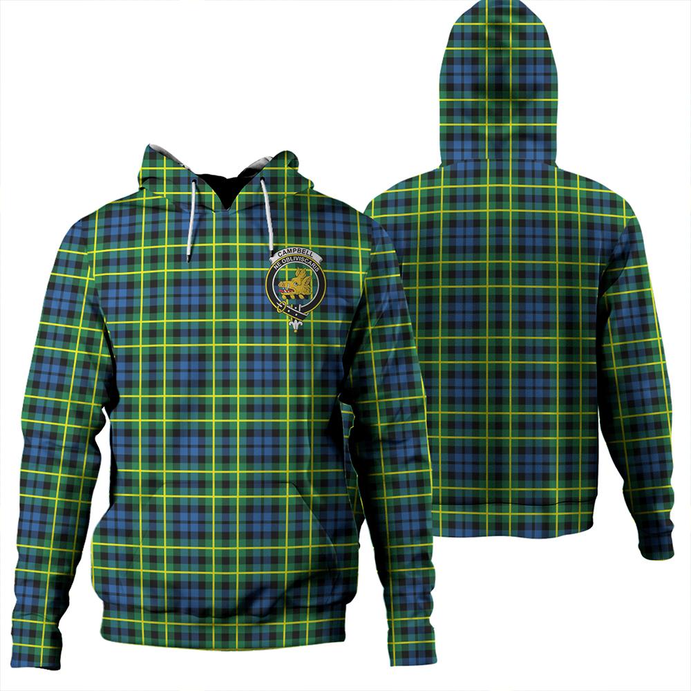 Campbell of Breadalbane Ancient Tartan Classic Crest Hoodie