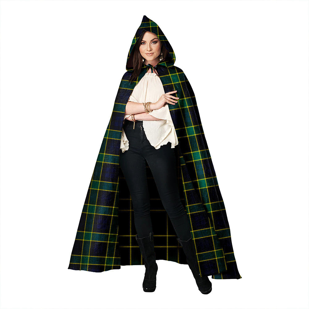 Campbell of Breadalbane Modern 2 Clan Badge Tartan Hooded Cloak