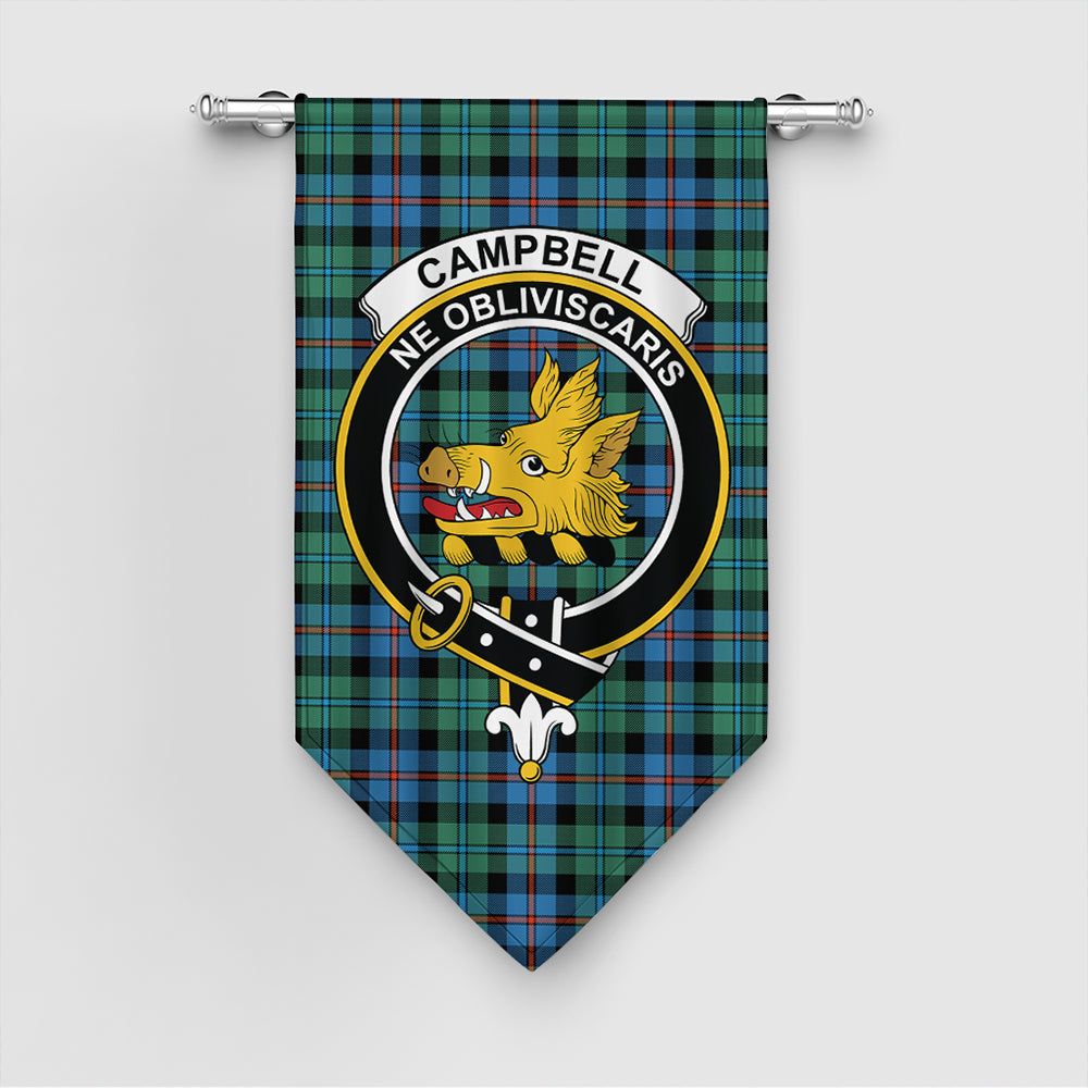 Campbell of Cawdor Ancient Tartan Classic Crest Gonfalon