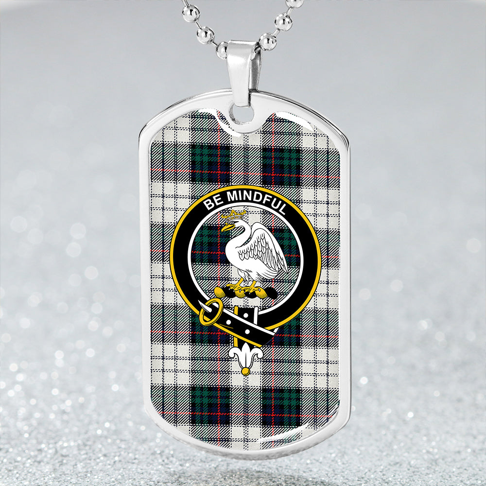 Campbell of Cawdor Dress Modern 2 Clan Badge Classic Tartan Dog Tag Necklace