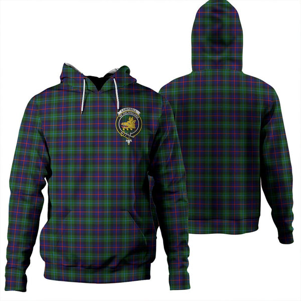 Campbell of Cawdor Modern Tartan Classic Crest Hoodie